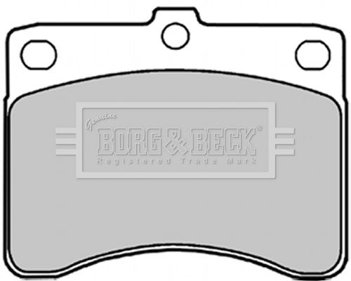 BORG & BECK Комплект тормозных колодок, дисковый тормоз BBP1303